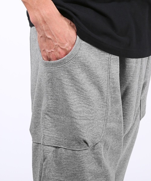 LUXSTYLE(ラグスタイル)の「TCポンチバルーンパンツ(スウェットパンツ・メンズ・グレー/ブラック×グレー/ネイビー/ブラック・L/XL/M)」の8枚目の写真