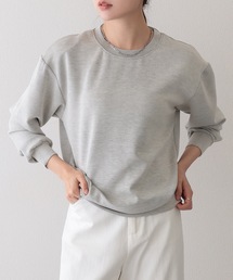 クルーネック ベーシック 長袖 スウェット プルオーバー