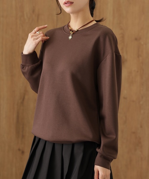 クルーネック ベーシック 長袖 スウェット プルオーバー（スウェット