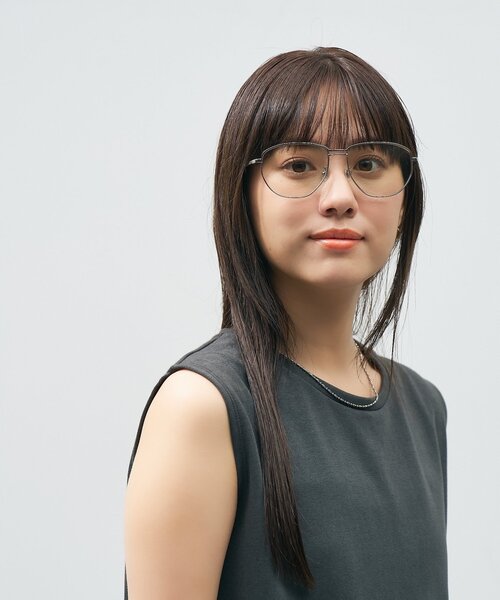 みか Zoff サングラス 「きりまるさんコラボ」ウェリントン型