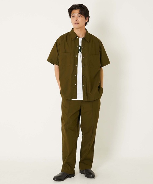 BLUE BLUE(ブルーブルー)の「タイプライター ショートスリーブ スナップワークシャツ(シャツ/ブラウス・メンズ・オリーブ/ネイビー・XL/L/M/S)」の17枚目の写真