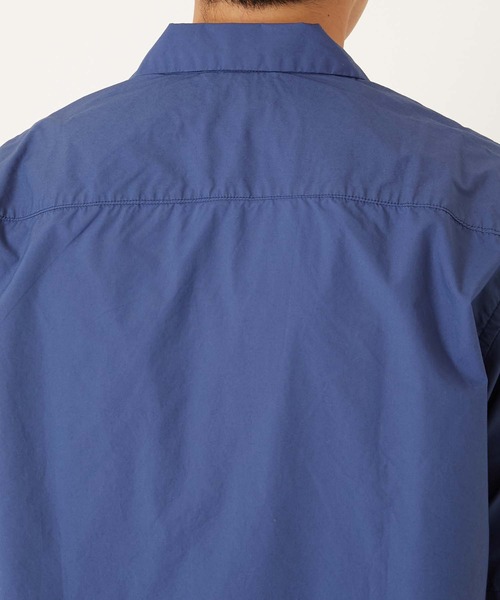 BLUE BLUE(ブルーブルー)の「タイプライター ショートスリーブ スナップワークシャツ(シャツ/ブラウス・メンズ・オリーブ/ネイビー・XL/L/M/S)」の14枚目の写真