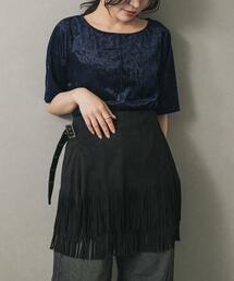 SENSE OF PLACE by URBAN RESEARCH | シアーベロアTシャツ(半袖)(Tシャツ/カットソー)