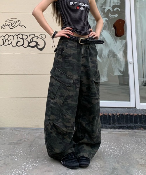 Ressaca（レサーカ）の「カモフラージュ柄フロントタックカーブカーゴパンツ（カーゴパンツ・メンズ・カモフラージュ・L/M）」の8枚目の写真