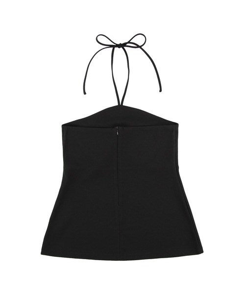 commesi studios ホルターネックトップス Halter Neck Tops (Black) – COMME SI STUDIO