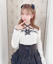 MA*RS | フリルリボンテレコトップス(Tシャツ/カットソー)