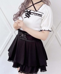 MA*RS（アメーバーマーズ）の「フリルリボンテレコトップス（Tシャツ/カットソー）」