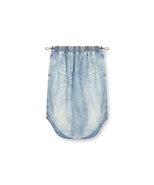 DIESEL（ディーゼル）の「ウィメンズ デニムスカート DE-ASHLEY-S（デニムスカート・レディース・ライトインディゴブルー・MEDIUM/LARGE/SMALL/X-SMALL）」の5枚目の写真