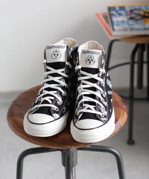 CONVERSE(コンバース)の「【CONVERSE×可哀想に!】おぱんちゅうさぎ ALLSTAR HI(スニーカー・レディース・ブラック・4.5/5.5)」の2枚目の写真