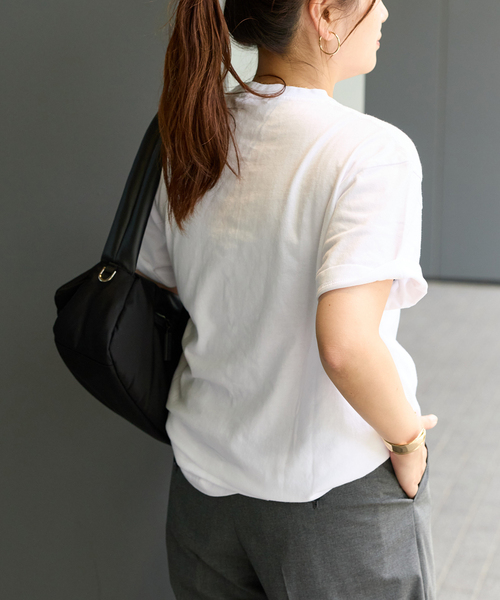 JOURNAL STANDARD(ジャーナルスタンダード)の「【一部店舗+WEB限定】MICKEY / JS Tシャツ(Tシャツ/カットソー・レディース・ホワイト/ブラウン・FREE)」の9枚目の写真