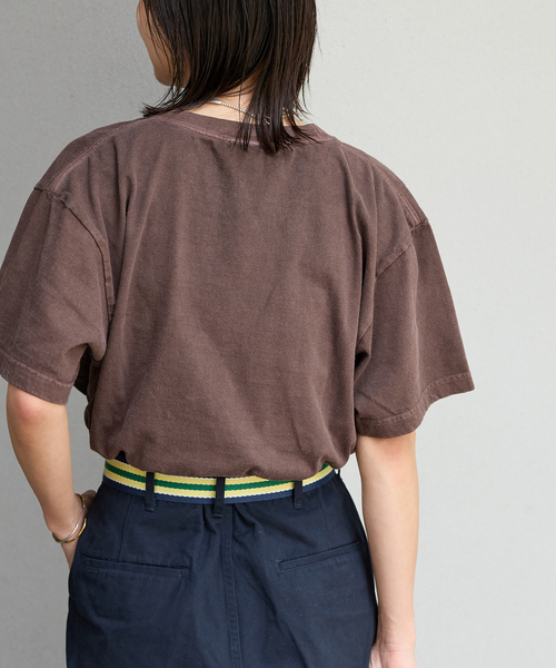 JOURNAL STANDARD(ジャーナルスタンダード)の「【一部店舗+WEB限定】MICKEY / JS Tシャツ(Tシャツ/カットソー・レディース・ホワイト/ブラウン・FREE)」の12枚目の写真