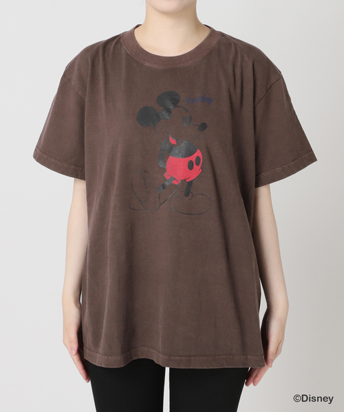 JOURNAL STANDARD(ジャーナルスタンダード)の「【一部店舗+WEB限定】MICKEY / JS Tシャツ(Tシャツ/カットソー・レディース・ホワイト/ブラウン・FREE)」の18枚目の写真