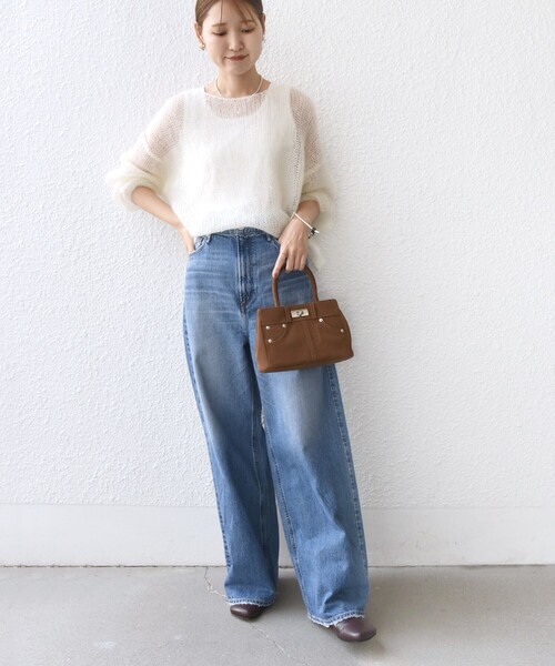 SHIPS（シップス）の「【WEB限定】2WAY ひねり 金具 ポケット バッグ（ハンドバッグ・レディース・ブラック/ブラウン/ベージュ・ONE SIZE）」の15枚目の写真