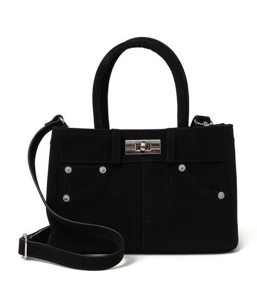 SHIPS（シップス）の「【WEB限定】2WAY ひねり 金具 ポケット バッグ（ハンドバッグ・レディース・ブラック/ブラウン/ベージュ・ONE SIZE）」の20枚目の写真