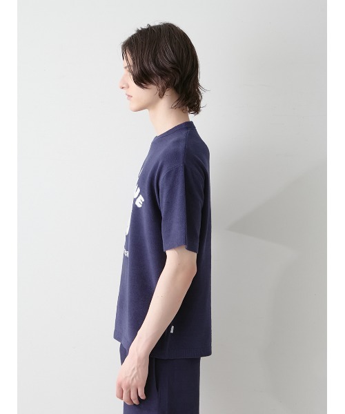 gelato pique（ジェラートピケ）の「【HOMME】sleeping cat ジャガードプルオーバー（ルームウェア/パジャマ・メンズ・ミント/ネイビー/ライトグレー・M/L）」の8枚目の写真