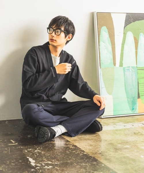 セール】ステッチミラノリブカーデ/580789（カーディガン/ボレロ