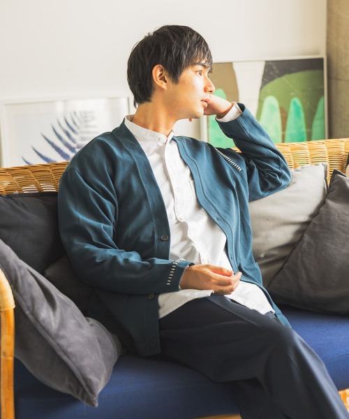 セール】ステッチミラノリブカーデ/580789（カーディガン/ボレロ