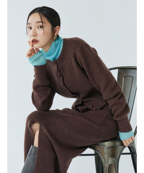 セール】カーデニットセットアップ（ワンピース）｜LAGUNAMOON（ラグナ