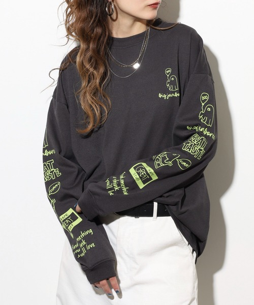 FUNALIVE(ファンアライブ)の「BF2 select バックプリント ワイドシルエット ロングスリーブT 韓国系(Tシャツ/カットソー・メンズ・A/H/C/D/E/F/B/G/その他4/その他3/その他2/その他1・M/L/LL)」の7枚目の写真