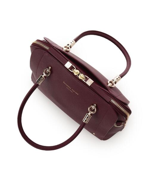 Samantha Thavasa（サマンサタバサ）の「新アベクトワ ハンドバッグ（ハンドバッグ・レディース・ネイビー/ボルドー・FREE）」の5枚目の写真