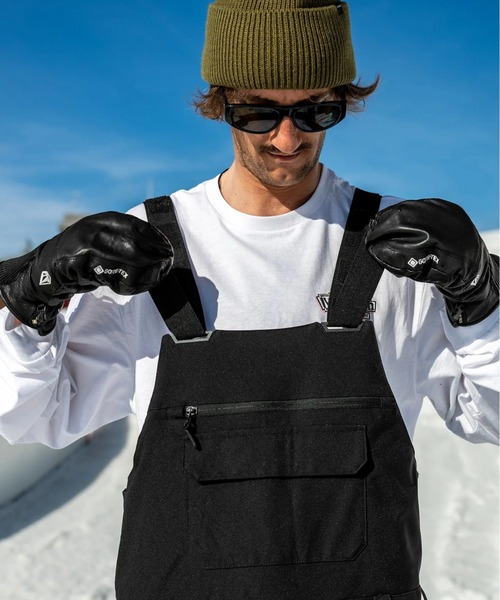 VOLCOM（ボルコム）の「【VOLCOM/ボルコム】 Mens Roan Bib Overalls /スキースノーボードビブパンツ（その他パンツ・メンズ・ゴールド/ブラック・MEDIUM/LARGE/X-LARGE）」の3枚目の写真