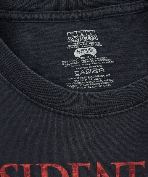 VINTAGE（ヴィンテージ）の「【USED】CAPCOM “BIOHAZARD” ゲーム Tシャツ（Tシャツ/カットソー・メンズ・ブラック・LARGE）」の5枚目の写真