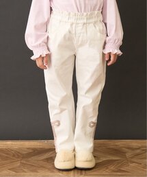 Lycee mine（リセマイン）の「飾りリボンサイドスリットストレッチパンツ（その他パンツ・キッズ）」