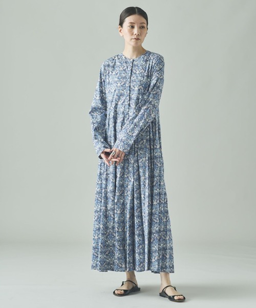 ■極美品　curensology　カレンソロジー　リバティ　プリント　ワンピース □極美品 curensology カレンソロジー リバティ プリント