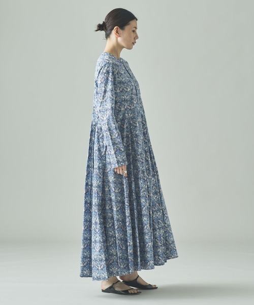 ■極美品　curensology　カレンソロジー　リバティ　プリント　ワンピース □極美品 curensology カレンソロジー リバティ プリント