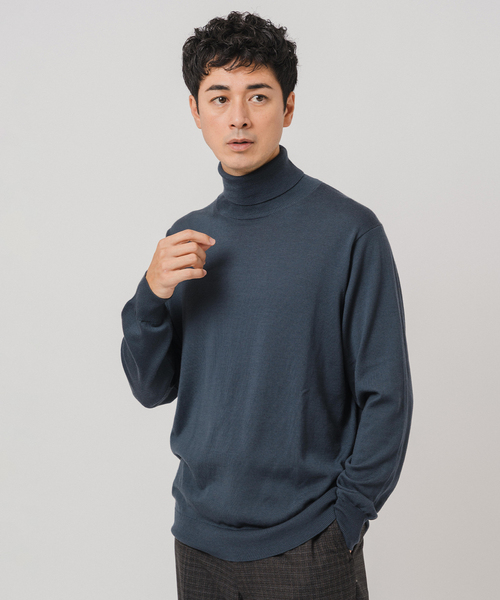 セール】14ゲージ ウール タートルネックニット（ニット/セーター