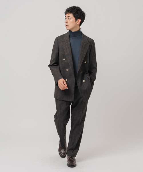 EDIFICE（エディフィス）の「14ゲージ ウール タートルネックニット（ニット/セーター・メンズ・ネイビー/ピンク/グリーン/ホワイト/ブラック/グレー・X-LARGE/LARGE/MEDIUM/SMALL）」の15枚目の写真