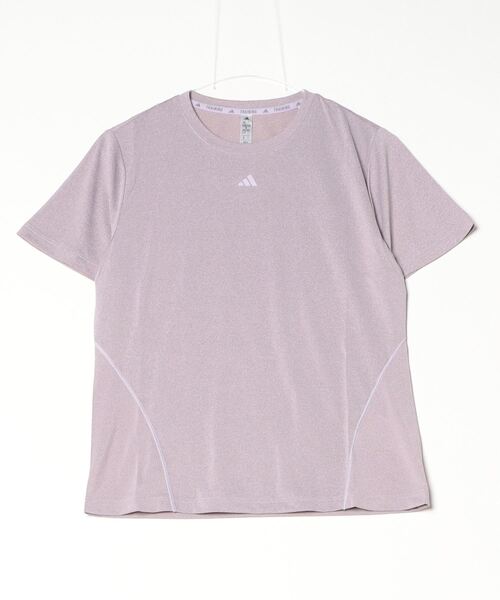 adidas(アディダス)の「アディダス adidas Designed for Training 半袖Tシャツ(Tシャツ/カットソー・レディース・スモークピンク/チャコールグレー・M/XL/L)」の1枚目の写真
