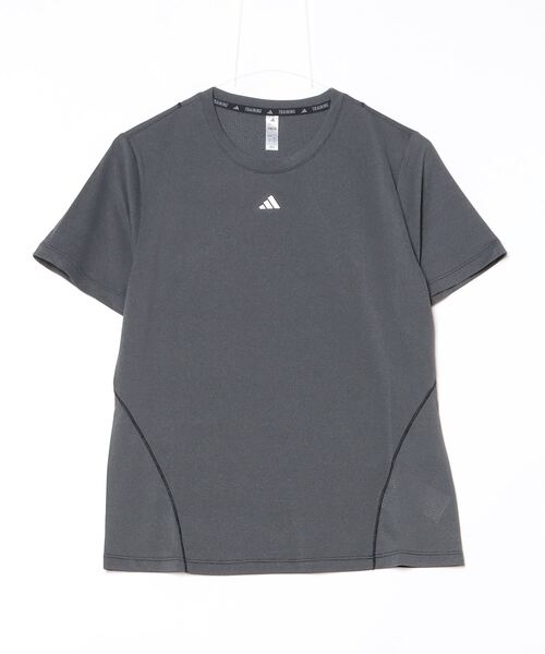 adidas(アディダス)の「アディダス adidas Designed for Training 半袖Tシャツ(Tシャツ/カットソー・レディース・スモークピンク/チャコールグレー・M/XL/L)」の2枚目の写真
