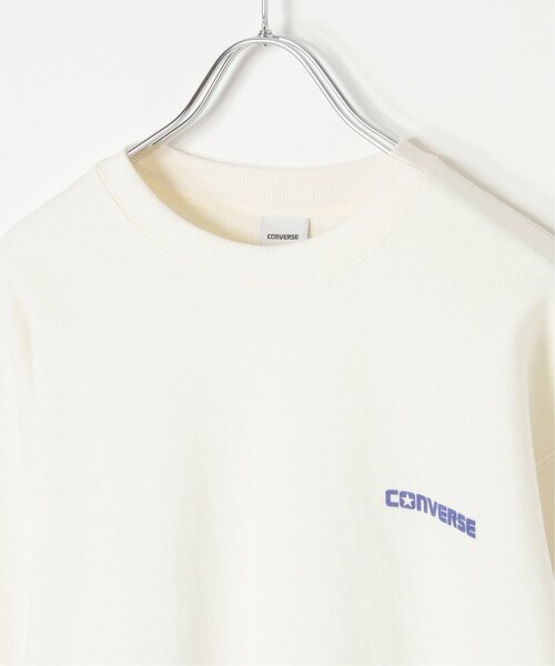 notch.（ノッチ）の「CONVERSE コンバース ピーチ裏毛バックロゴプルオーバー（スウェット・レディース・オフホワイト・M）」の7枚目の写真