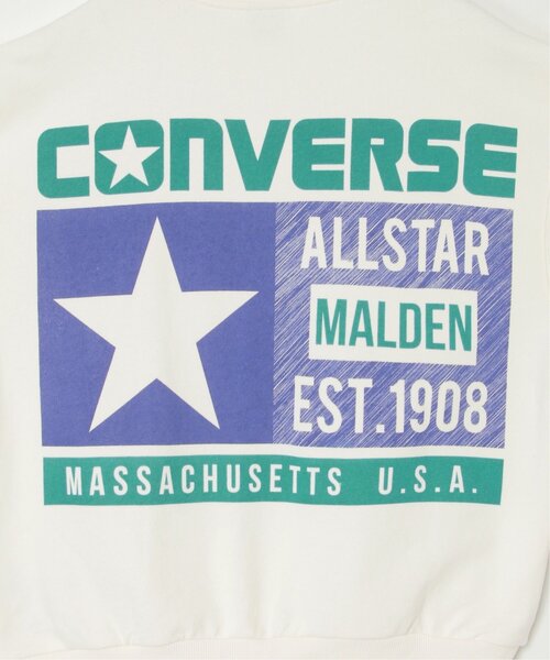 notch.（ノッチ）の「CONVERSE コンバース ピーチ裏毛バックロゴプルオーバー（スウェット・レディース・オフホワイト・M）」の9枚目の写真