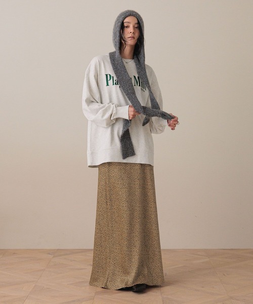 LOWRYS FARM（ローリーズファーム）の「ＵＳＡロゴウラケプルオーバー  577232（スウェット・レディース・アイボリー/ライトグレー/チャコールグレー/ピンク・FREE）」の14枚目の写真