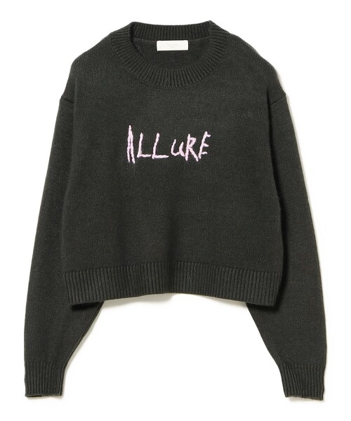 B:MING by BEAMS(ビーミングバイビームス)の「アンゴラ混 刺繍 ニット(ニット/セーター・レディース・ブラック系その他4/ホワイト系その他5・ONE SIZE)」の2枚目の写真