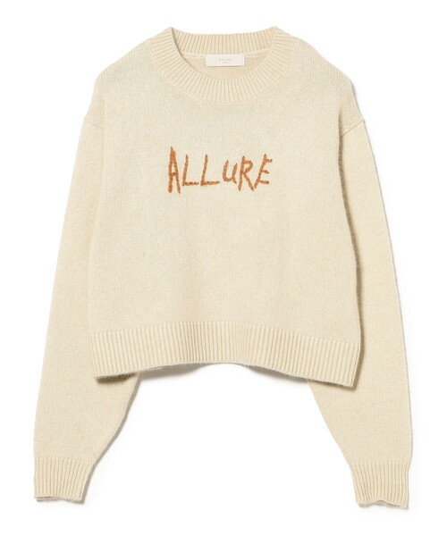 B:MING by BEAMS(ビーミングバイビームス)の「アンゴラ混 刺繍 ニット(ニット/セーター・レディース・ブラック系その他4/ホワイト系その他5・ONE SIZE)」の6枚目の写真