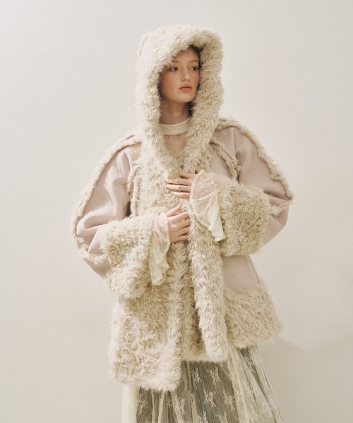 ORIENT MILLINERY フード付きマフラー ORIENT MILLINERY フード付きマフラー