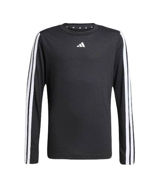 adidas（アディダス）の「アディダス adidas トレイン エッセンシャルズ長袖Tシャツ（Tシャツ/カットソー・キッズ・ブルー/ホワイト/ブラック・120cm/130cm/140cm/150cm/160cm）」の10枚目の写真