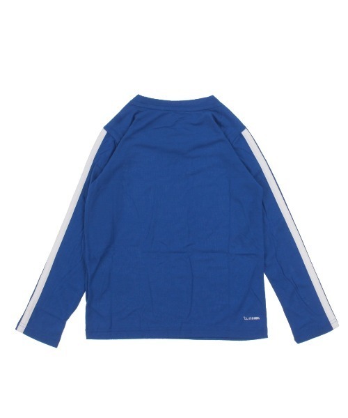 adidas（アディダス）の「アディダス adidas トレイン エッセンシャルズ長袖Tシャツ（Tシャツ/カットソー・キッズ・ブルー/ホワイト/ブラック・120cm/130cm/140cm/150cm/160cm）」の8枚目の写真