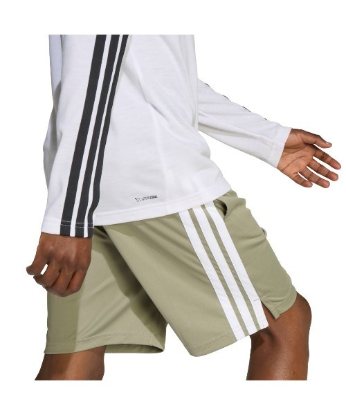 adidas（アディダス）の「アディダス adidas トレイン エッセンシャルズ長袖Tシャツ（Tシャツ/カットソー・キッズ・ブルー/ホワイト/ブラック・120cm/130cm/140cm/150cm/160cm）」の13枚目の写真