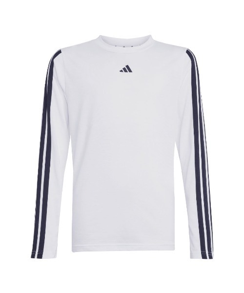 adidas（アディダス）の「アディダス adidas トレイン エッセンシャルズ長袖Tシャツ（Tシャツ/カットソー・キッズ・ブルー/ホワイト/ブラック・120cm/130cm/140cm/150cm/160cm）」の9枚目の写真