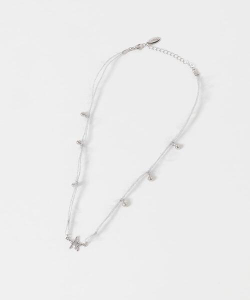 SMELLY（スメリー）の「ウールヤーンチャームコードチョーカーネックレス（ネックレス・レディース・グレー・-）」の9枚目の写真