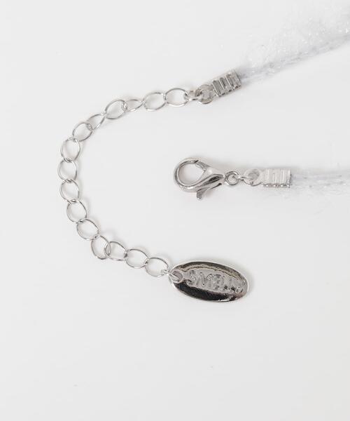 SMELLY（スメリー）の「ウールヤーンチャームコードチョーカーネックレス（ネックレス・レディース・グレー・-）」の10枚目の写真