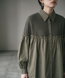 STYLE DELI（スタイルデリ）の「【BLK001】ソフトドッキングシャツ（シャツ/ブラウス）」