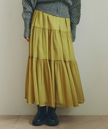 N.（N. Natural Beauty Basic） | 【PS/低身長サイズ】オーガンジーティアードスカート(スカート)