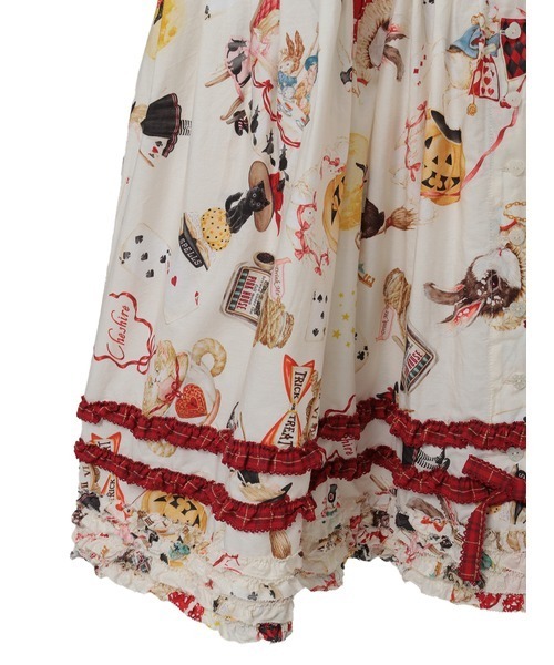 セール】ハロウィーンワンダーランドプリントワンピース（ワンピース