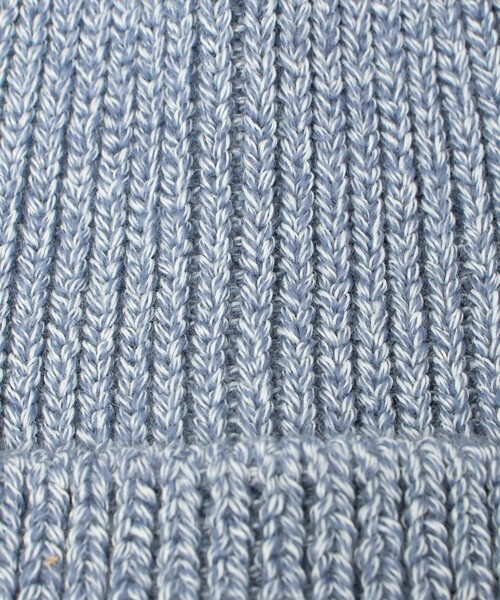 GRILLO（グリーロ）の「＜GRILLO＞ニット キャップ（ハット・メンズ・ライトブルー/ブラック/ブラウン系・FREE）」の6枚目の写真