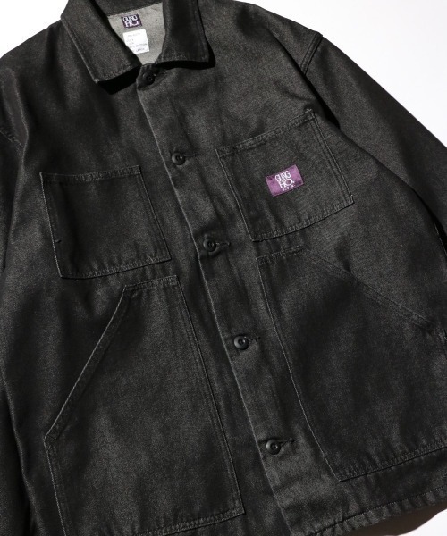 GUNG HO(ガンホー)の「GUNG HO ガンホー / FATIGUE COVER JACKET(ミリタリージャケット・メンズ・ブラック・SMALL/MEDIUM)」の6枚目の写真